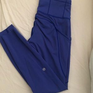 Lululemon Fast and Free 7/8 - Purple Sz 6